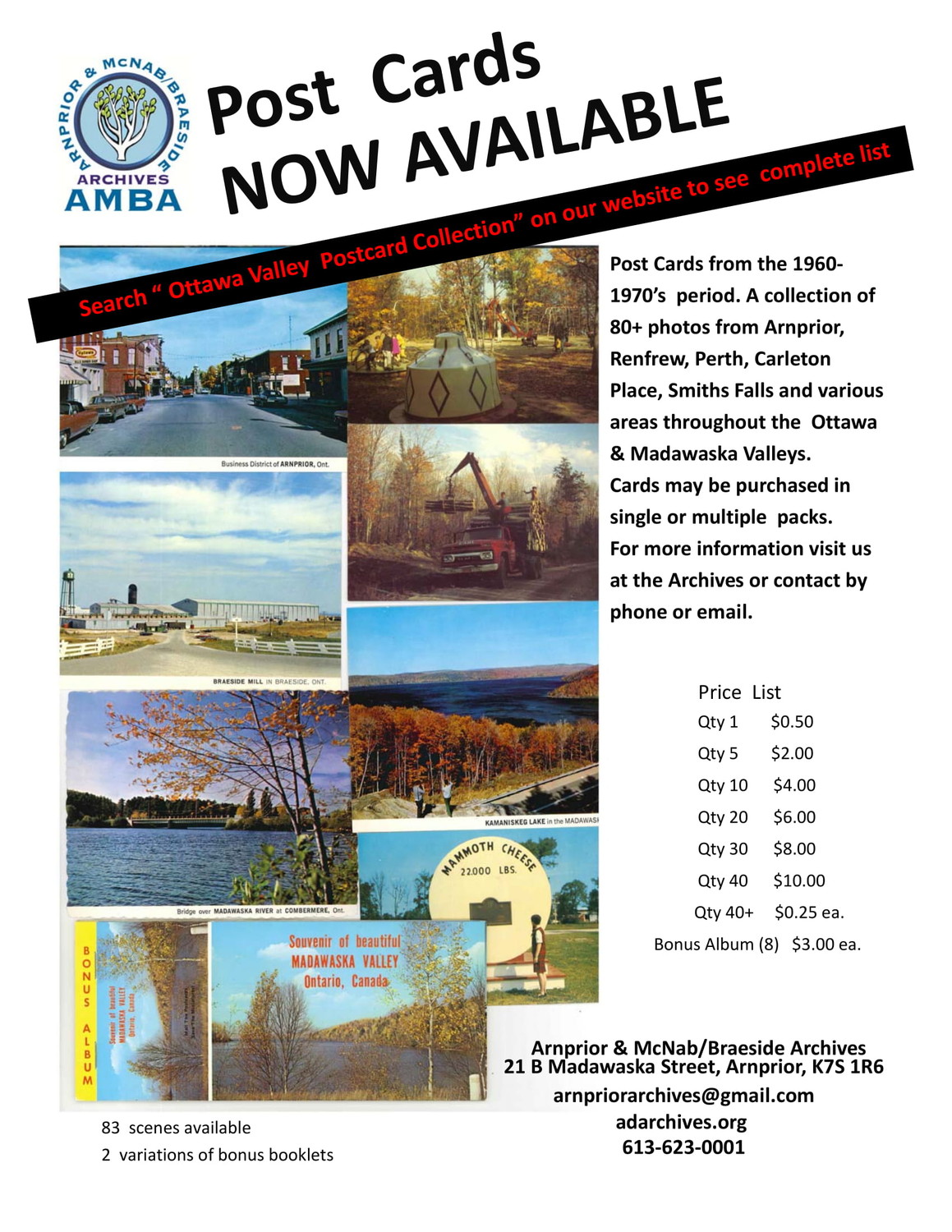 Ottawa Valley Postcard Collection Ottawa Valley Postcard Collection